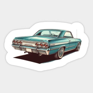 60s Chevrolet Impala Sticker